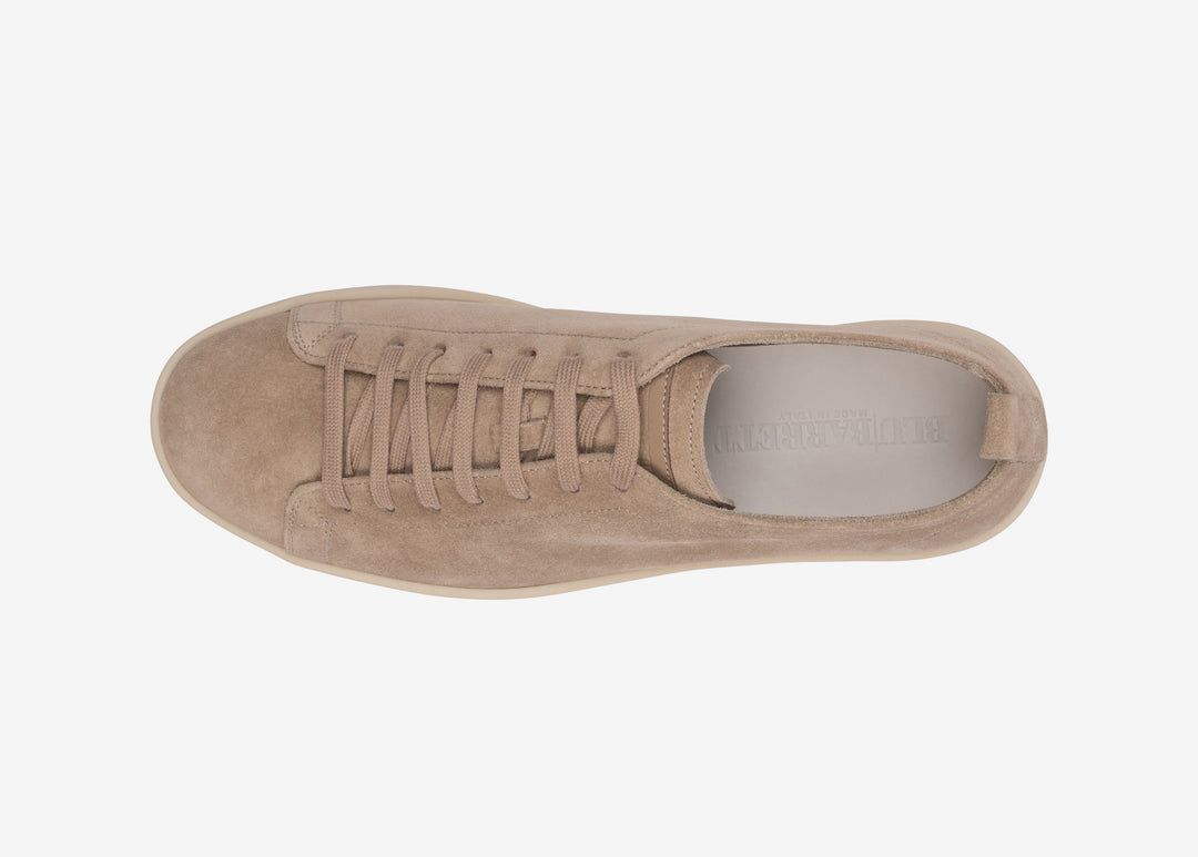 Beige sneaker in suede